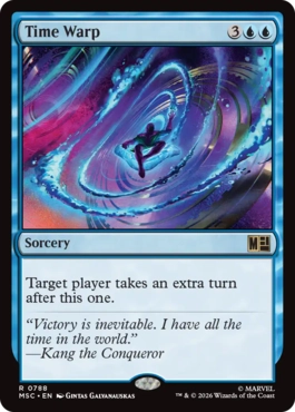 [788]【EN】【FOIL】時間のねじれ/Time Warp【MSC】[R][青]