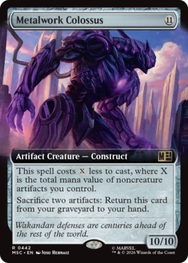 [442]【EN】■拡張アート■金属製の巨像/Metalwork Colossus【MSC】[R][茶]