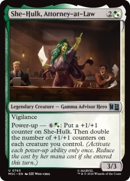 [745]【EN】【FOIL】弁護士、シーハルク/She-Hulk, Attorney-at-Law【MSC】[U][多色]