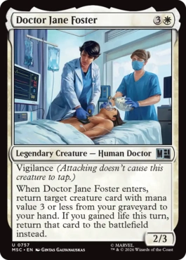 [757]【EN】【FOIL】ジェーン・フォスター医師/Doctor Jane Foster【MSC】[U][白]