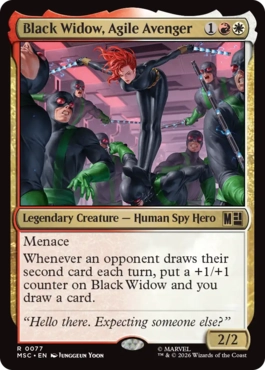 [077]【EN】敏捷なるアベンジャーズ、ブラック・ウィドウ/Black Widow, Agile Avenger【MSC】[R][多色]