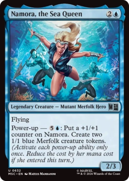 [632]【EN】【FOIL】海の女王、ネイモラ/Namora, the Sea Queen【MSC】[U][青]