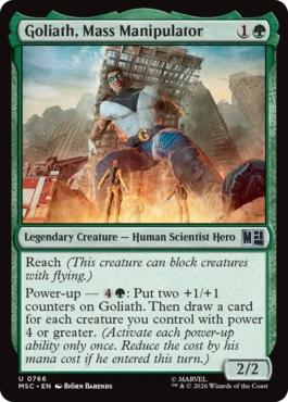 [766]【EN】【FOIL】質量操作、ゴライアス/Goliath, Mass Manipulator【MSC】[U][緑]