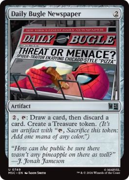[749]【EN】デイリー・ビューグル紙/Daily Bugle Newspaper【MSC】[U][茶]