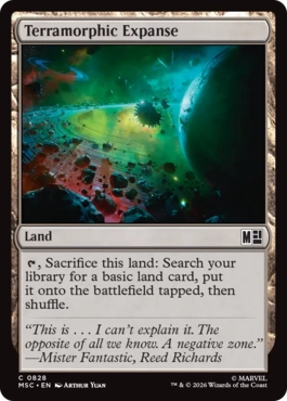[828]【EN】【FOIL】広漠なる変幻地/Terramorphic Expanse【MSC】[C][土地]