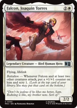 [593]【EN】【FOIL】ファルコン、ホアキン・トレス/Falcon, Joaquin Torres【MSC】[U][白]