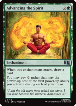 [712]【EN】【FOIL】霊魂の向上/Advancing the Spirit【MSC】[U][緑]