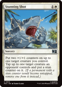 [610]【EN】【FOIL】気絶の一射/Stunning Shot【MSC】[U][白]