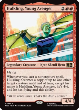 [689]【EN】ヤング・アベンジャーズ、ハルクリング/Hulkling, Young Avenger【MSC】[R][赤]