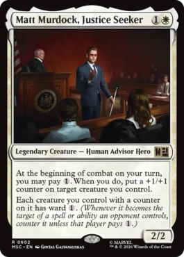 [602]【EN】正義の追求者、マット・マードック/Matt Murdock, Justice Seeker【MSC】[R][白]