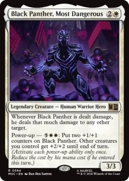 [584]【EN】最も危険な男、ブラックパンサー/Black Panther, Most Dangerous【MSC】[R][白]