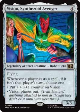 [119]【EN】シンセゾイドのアベンジャーズ、ヴィジョン/Vision, Synthezoid Avenger【MSC】[R][茶]