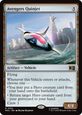 [102]【EN】アベンジャーズ・クインジェット/Avengers Quinjet【MSC】[R][茶]