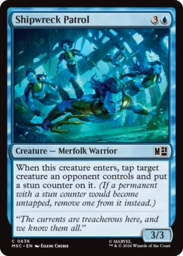 [638]【EN】【FOIL】難破船の巡視隊/Shipwreck Patrol【MSC】[C][青]