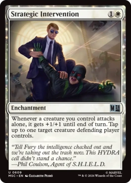 [609]【EN】【FOIL】戦略的介入/Strategic Intervention【MSC】[U][白]
