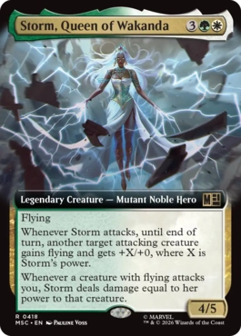 [418]【EN】■拡張アート■ワカンダの女王、ストーム/Storm, Queen of Wakanda【MSC】[R][多色]