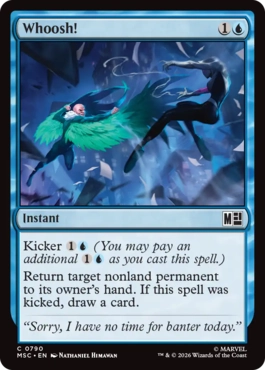 [790]【EN】【FOIL】シュッ！/Whoosh!【MSC】[C][青]