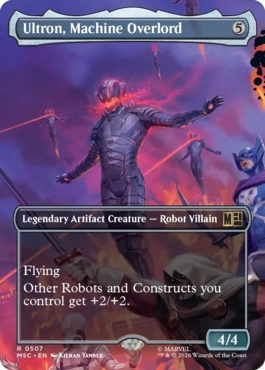 [507]【EN】【FOIL】■ボーダーレス■機械の覇者、ウルトロン/Ultron, Machine Overlord【MSC】[R][茶]