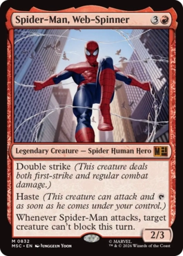 [832]【EN】蜘蛛糸使い、スパイダーマン/Spider-Man, Web-Spinner【MSC】[M][赤]
