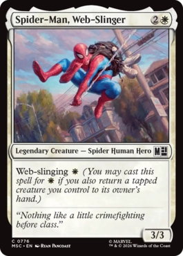 [776]【EN】ウェブスリンガー、スパイダーマン/Spider-Man, Web-Slinger【MSC】[C][白]