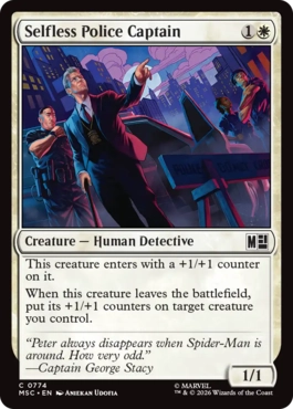 [774]【EN】無私の警部/Selfless Police Captain【MSC】[C][白]