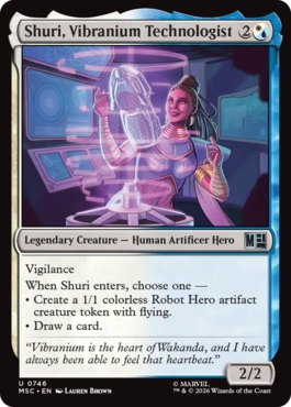 [746]【EN】ヴィブラニウムの科学技術者、シュリ/Shuri, Vibranium Technologist【MSC】[U][多色]