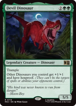 [719]【EN】デビル・ダイナソー/Devil Dinosaur【MSC】[R][緑]