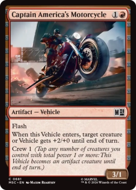 [681]【EN】キャプテン・アメリカのバイク/Captain America's Motorcycle【MSC】[C][赤]