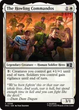 [598]【EN】ハウリング・コマンドーズ/The Howling Commandos【MSC】[C][白]