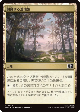 [582]【JP】興隆する湿地帯/Thriving Moor【MSC】[C][土地]