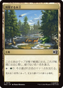 [579]【JP】興隆する木立/Thriving Grove【MSC】[C][土地]