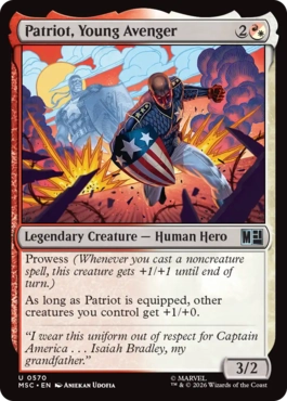 [570]【EN】ヤング・アベンジャーズ、パトリオット/Patriot, Young Avenger【MSC】[U][多色]