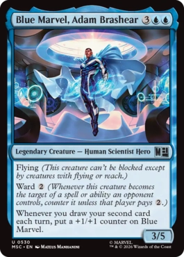 [530]【EN】ブルー・マーベル、アダム・ブラシアー/Blue Marvel, Adam Brashear【MSC】[U][青]