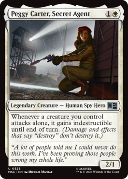 [523]【EN】秘密諜報員、ペギー・カーター/Peggy Carter, Secret Agent【MSC】[U][白]
