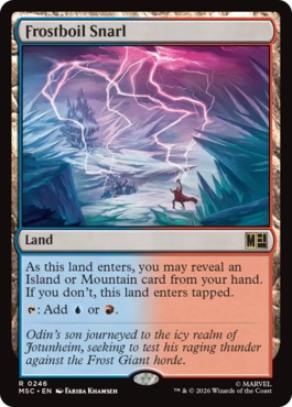[246]【EN】凍沸の交錯/Frostboil Snarl【MSC】[R][土地]