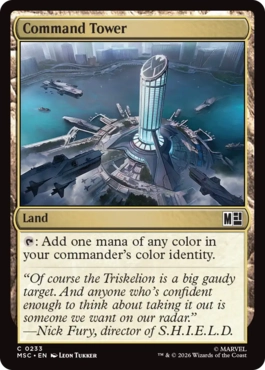 [233]【EN】統率の塔/Command Tower【MSC】[C][土地]