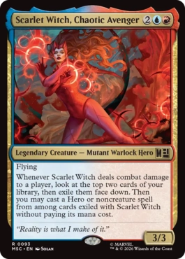 [093]【EN】魔性のアベンジャーズ、スカーレット・ウィッチ/Scarlet Witch, Chaotic Avenger【MSC】[R][多色]