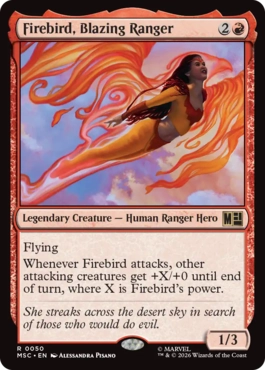 [050]【EN】猛火のレインジャー、ファイアバード/Firebird, Blazing Ranger【MSC】[R][赤]