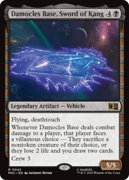 [042]【EN】カーンの剣、ダモクレス基地/Damocles Base, Sword of Kang【MSC】[R][黒]