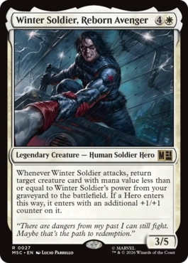 [027]【EN】甦ったアベンジャーズ、ウィンター・ソルジャー/Winter Soldier, Reborn Avenger【MSC】[R][白]