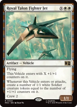 [024]【EN】ロイヤル・タロン戦闘機/Royal Talon Fighter Jet【MSC】[R][白]