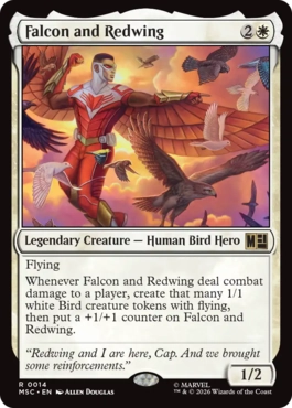 [014]【EN】ファルコンとレッドウイング/Falcon and Redwing【MSC】[R][白]
