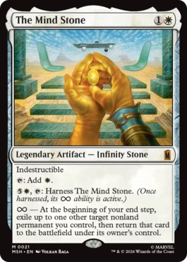 [021]【EN】【FOIL】マインド・ストーン/The Mind Stone【MSH】[M][白]