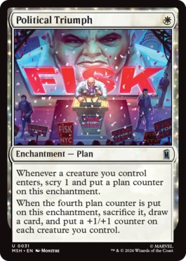 [031]【EN】【FOIL】政治的勝利/Political Triumph【MSH】[U][白]