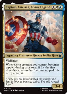 [210]【EN】生ける伝説、キャプテン・アメリカ/Captain America, Living Legend【MSH】[U][多色]