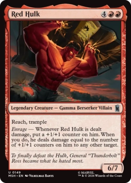 [149]【EN】レッド・ハルク/Red Hulk【MSH】[U][赤]