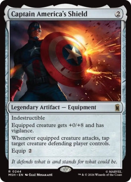 [244]【EN】キャプテン・アメリカの盾/Captain America's Shield【MSH】[R][茶]