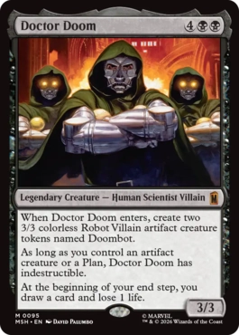 [095]【EN】【FOIL】ドクター・ドゥーム/Doctor Doom【MSH】[M][黒]