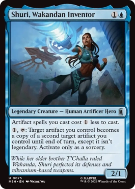 [075]【EN】【FOIL】ワカンダの発明家、シュリ/Shuri, Wakandan Inventor【MSH】[U][青]