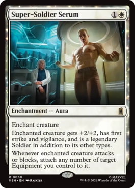 [038]【EN】【FOIL】超人血清/Super-Soldier Serum【MSH】[R][白]